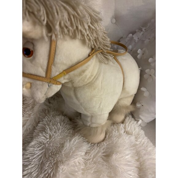 Vintage Cabbage Patch Kids Show Horse Plush Soft Stuffed Animal Saddle - Picture 5 of 16